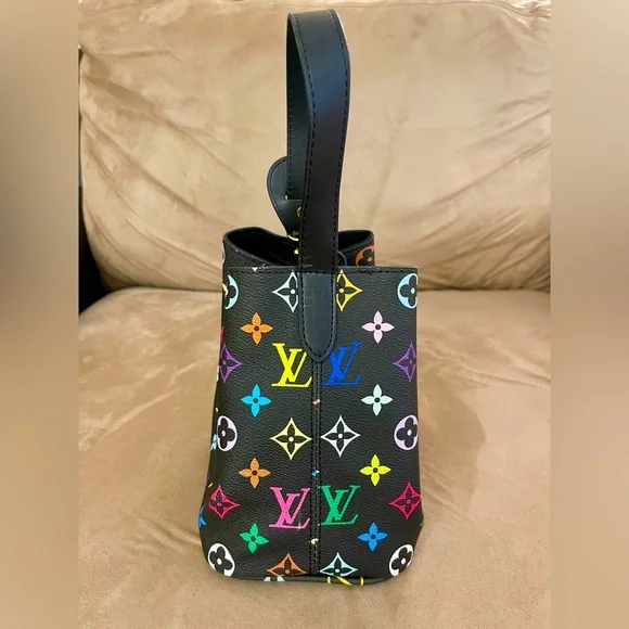Multicolor Monogram Mini Bucket Bag - Picture 4 of 15